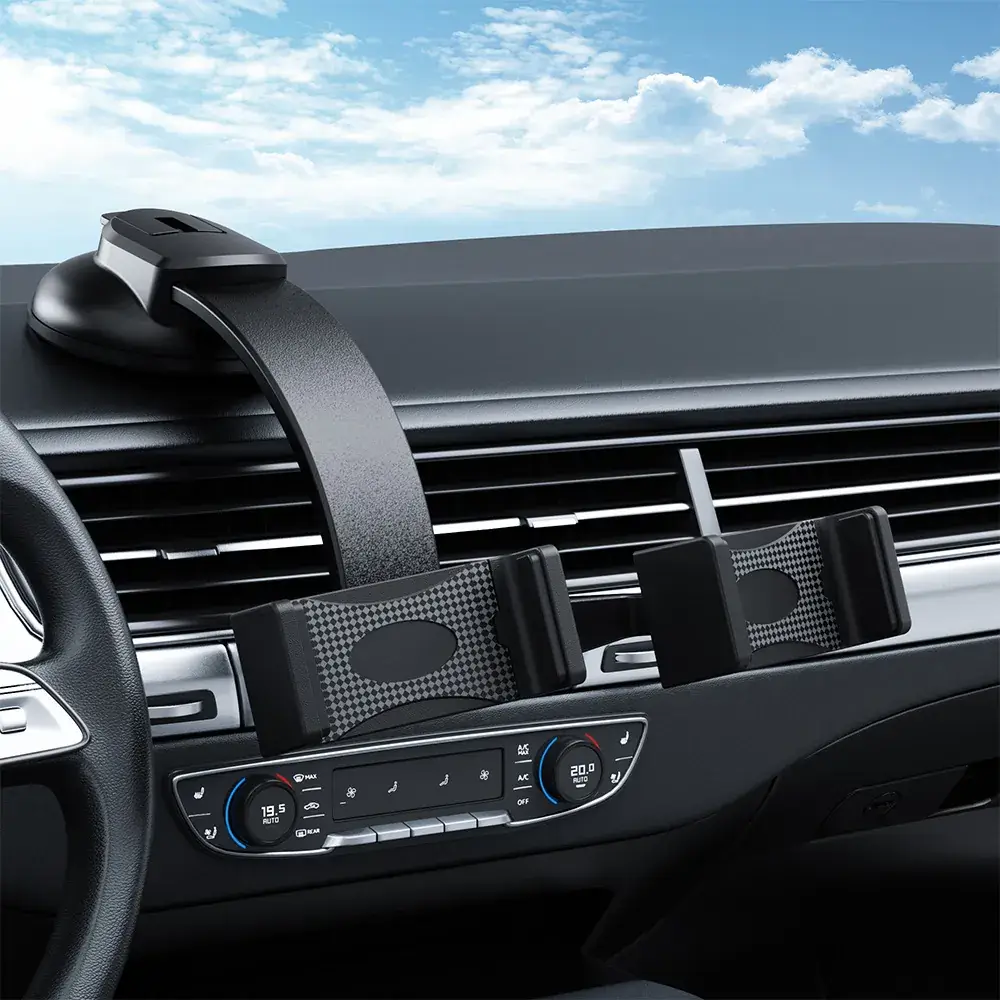 Car Phone Bracket 11cm Double Chuck Navigation Clip - Image 6