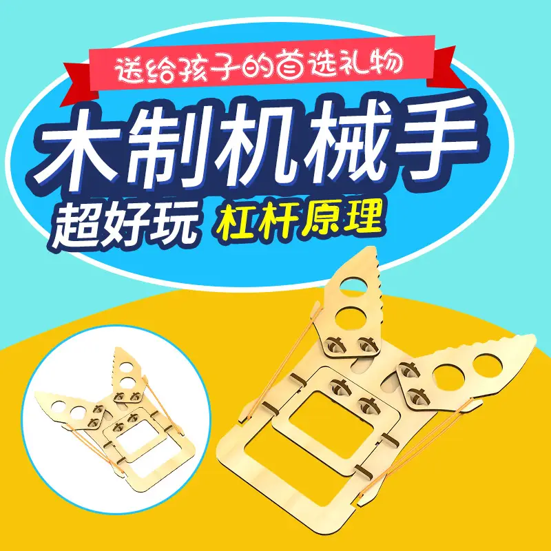 Kids DIY Science Toy Set Wooden STEM Toys - Image 10