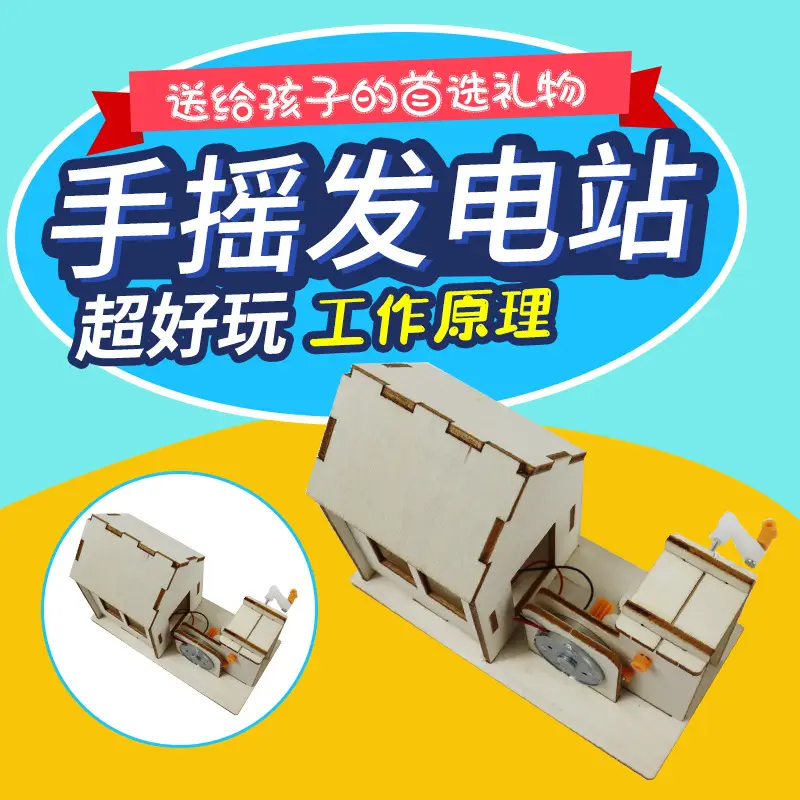 Kids DIY Science Toy Set Wooden STEM Toys - Image 20