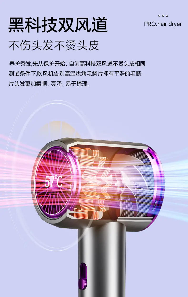 High Speed Hair Dryer with Negative Ion Technology — feature 17