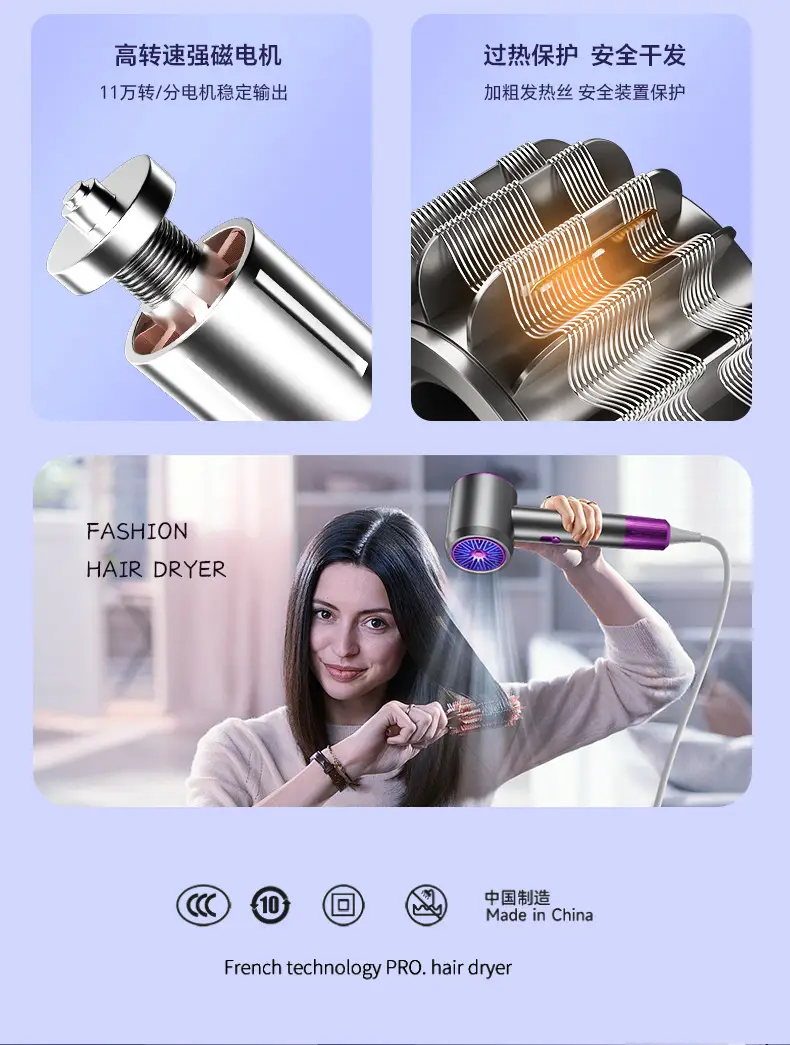High Speed Hair Dryer with Negative Ion Technology — feature 9