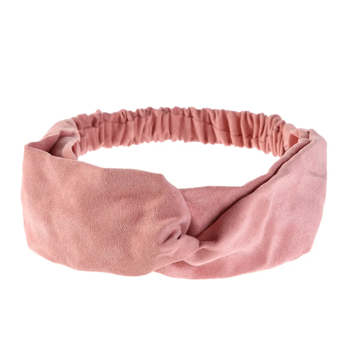 Green Elastic Cross Hair Band for Women - Image 3
