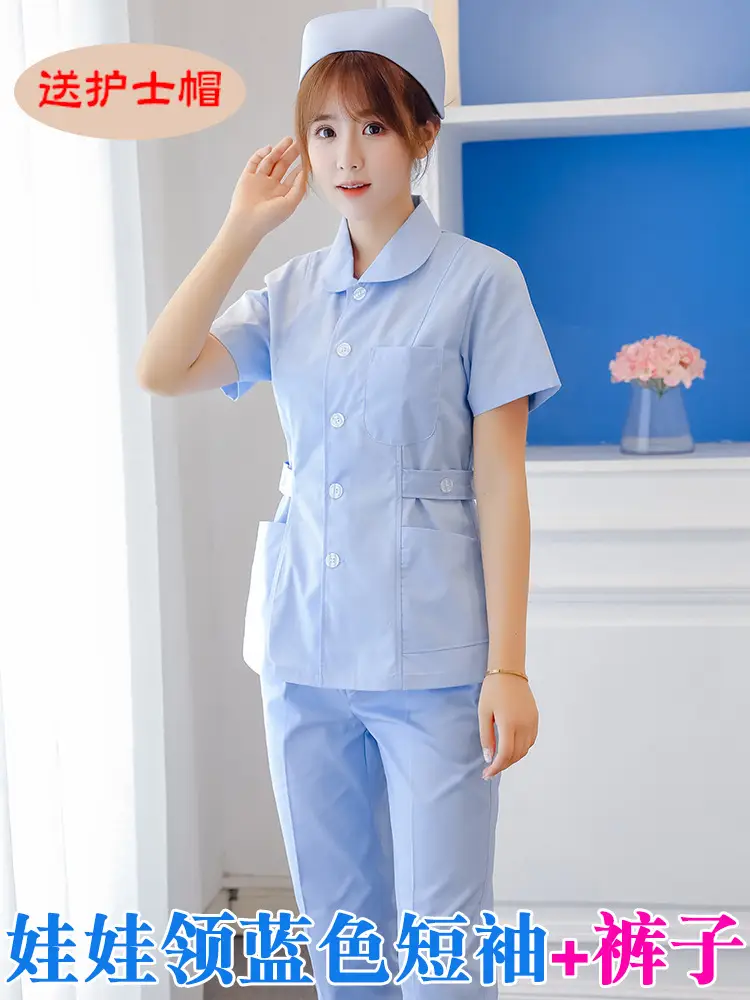 Nurses White Long Sleeve Top Short Sleeve Hospital Wear - Image 15
