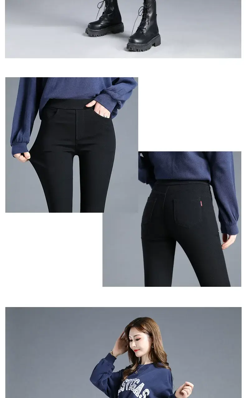 Women Elastic Black Leggings Summer Wear 2021 — feature 16