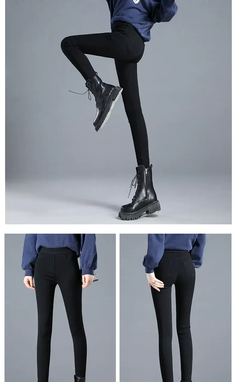 Women Elastic Black Leggings Summer Wear 2021 — feature 17