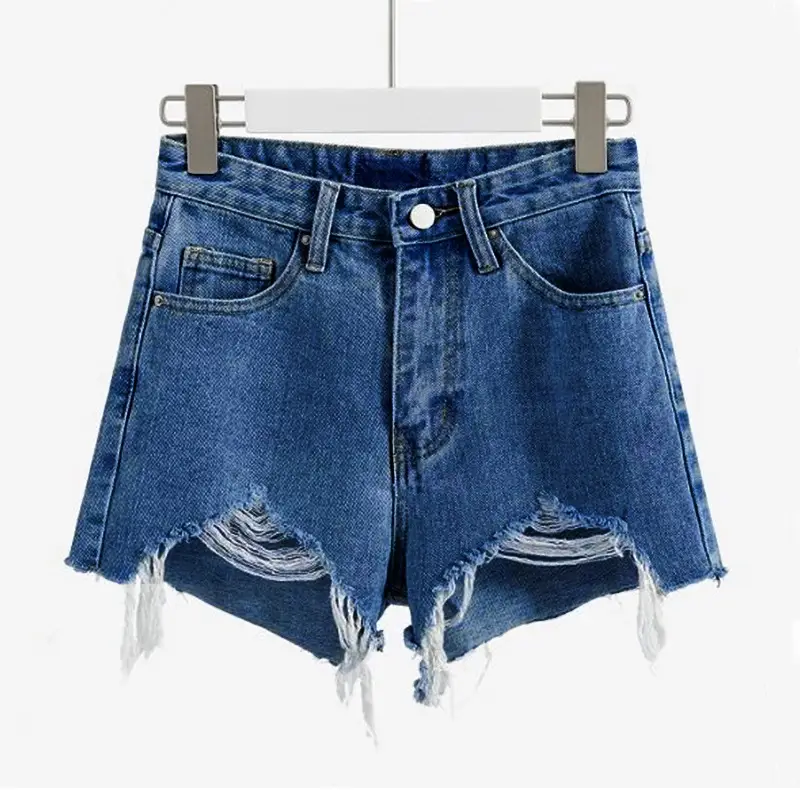 Black High Waist Denim Shorts for Girls New Arrival - Image 4