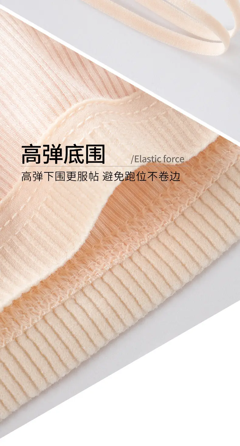 Girls' Tube Top Pure Cotton Double-Layer Middle and Large Children's Bra Junior High School Girls Vest Sling Underwear Developmental Children's Underwear — feature 19