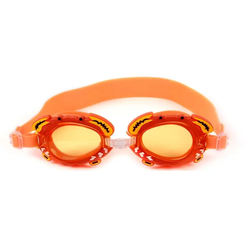 Children's crab swimming goggles children's swimming goggles learning swimming glasses baby cartoon swimming equipment manufacturers wholesale bags