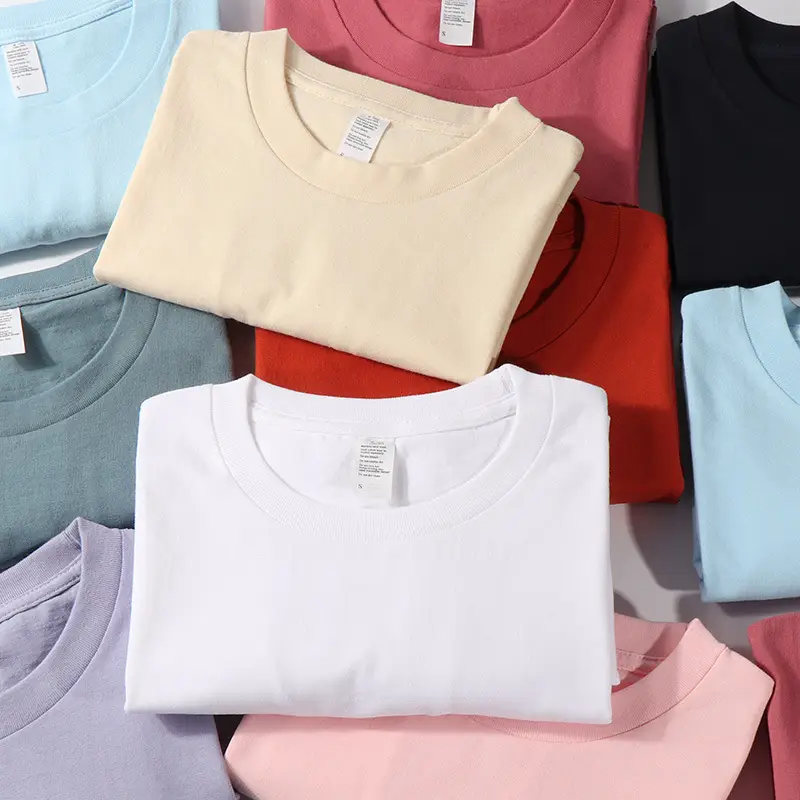 Men's Maroon Cotton T-Shirt Short Sleeve Couple Wear - Image 39
