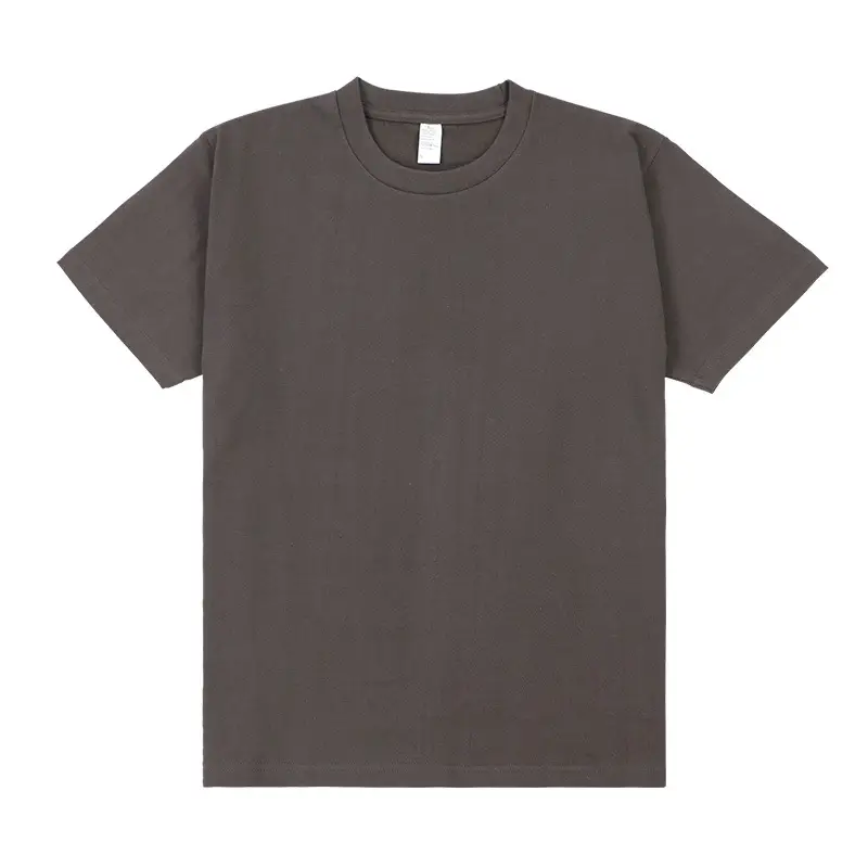 Men's Maroon Cotton T-Shirt Short Sleeve Couple Wear - Image 12