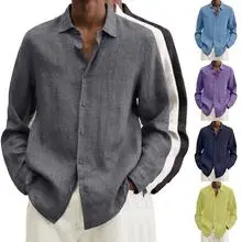Linen 7-Point Lantern Sleeve Tulle Shirt Green — feature 9