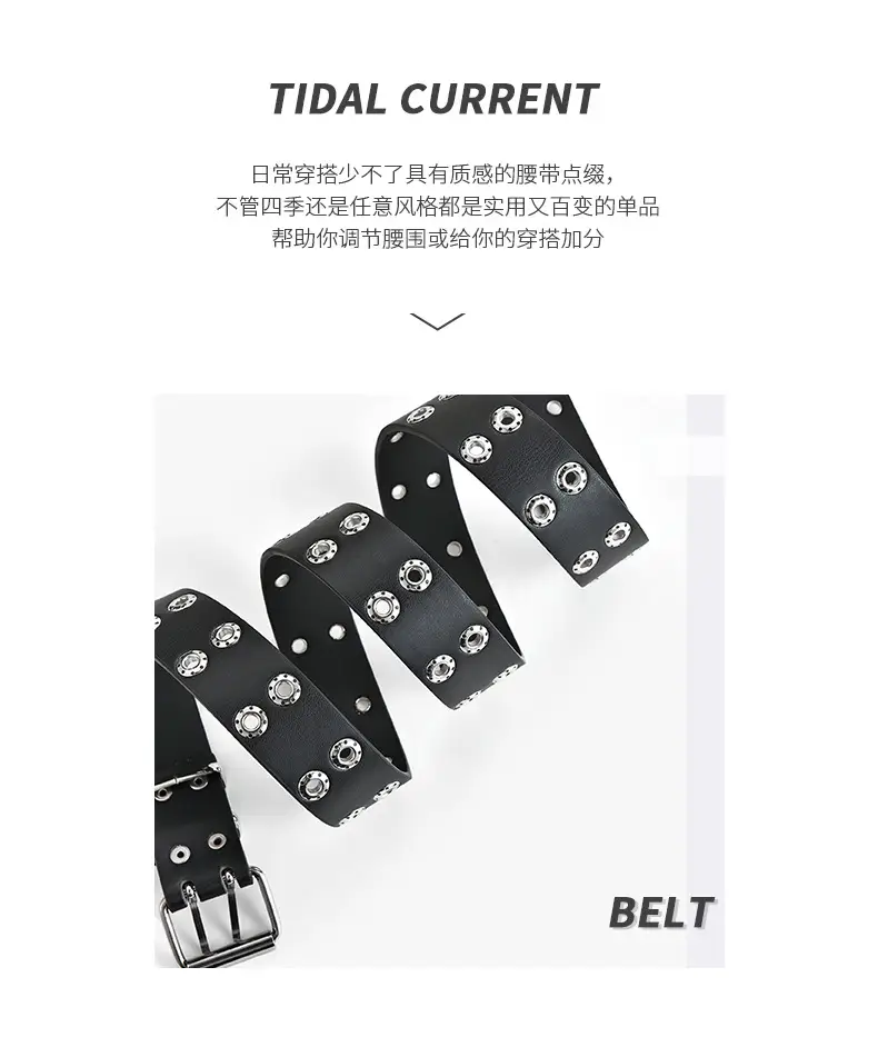 Silver PU Belt with Diamond Buckle for Women — feature 35