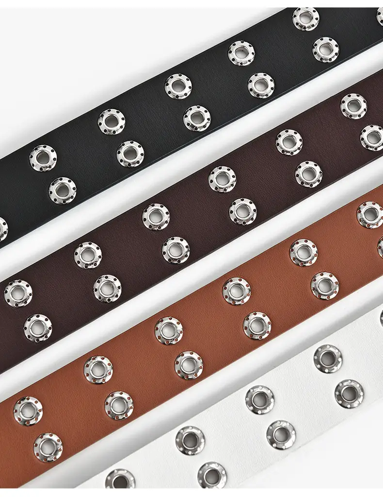 Silver PU Belt with Diamond Buckle for Women — feature 42