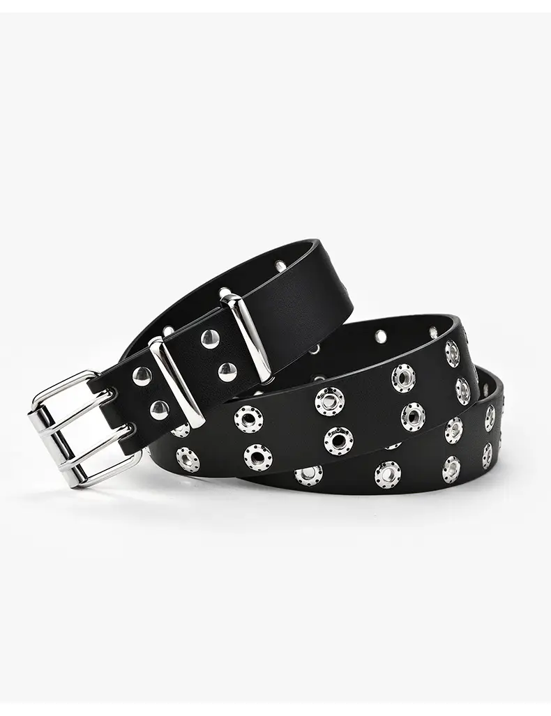 Silver PU Belt with Diamond Buckle for Women — feature 43