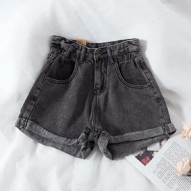 Women Denim Shorts High Waist Slim Look Summer 2021