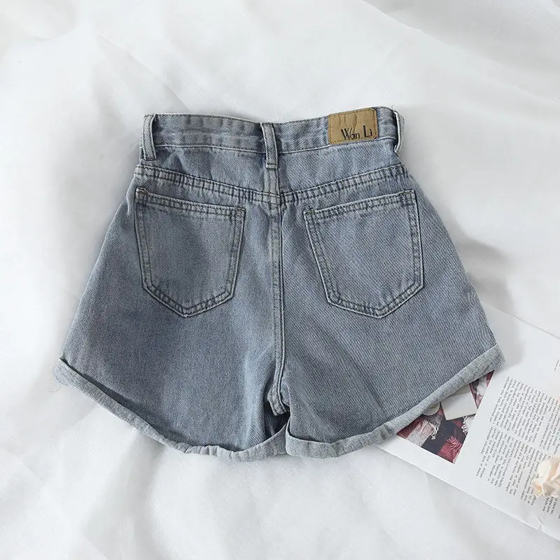 Women Denim Shorts High Waist Slim Look Summer 2021