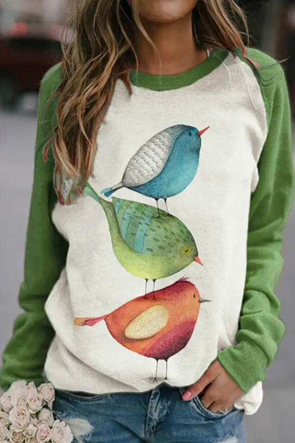 Cute Cat 3D Print Long Sleeve T-Shirt - Image 7