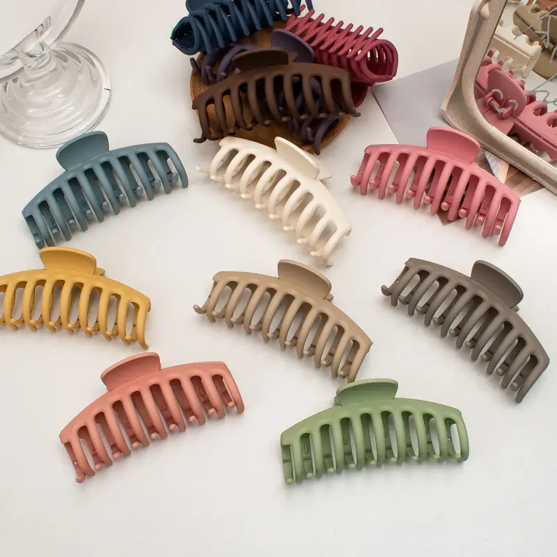Frosted Hair Clip for Women Large Shark Clip - Image 49