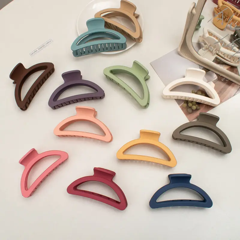 Frosted Hair Clip for Women Large Shark Clip - Image 51