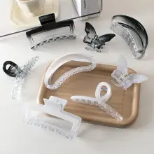 Frosted Hair Clip for Women Large Shark Clip — feature 12