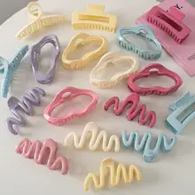 Frosted Hair Clip for Women Large Shark Clip — feature 2