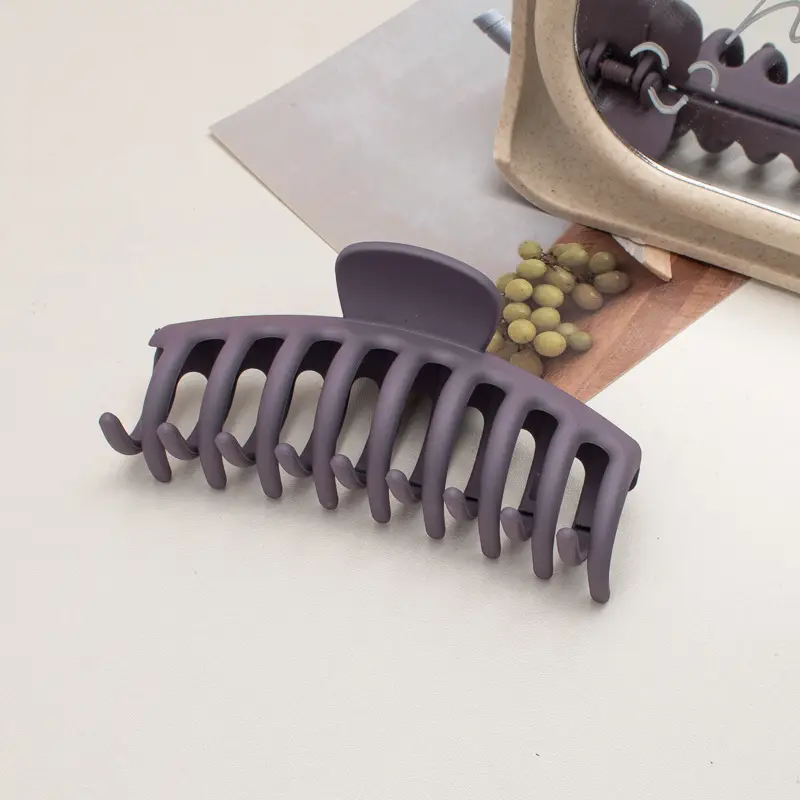 Frosted Hair Clip for Women Large Shark Clip - Image 35