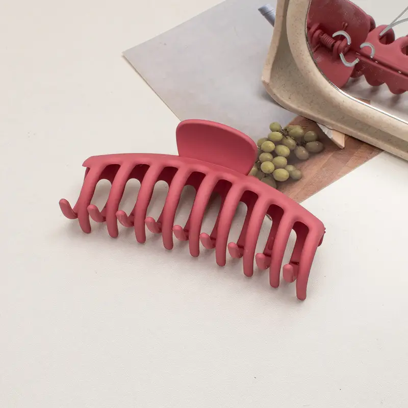 Frosted Hair Clip for Women Large Shark Clip - Image 36