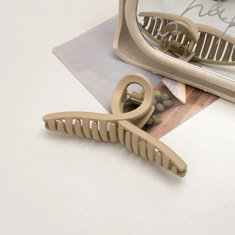 Frosted Hair Clip for Women Large Shark Clip - Image 37
