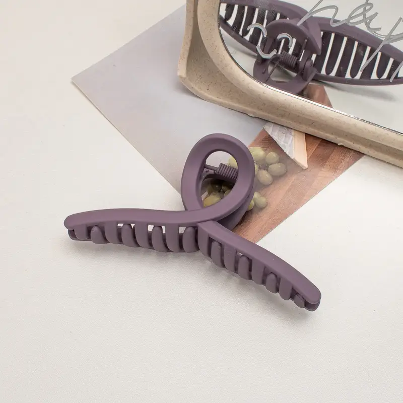 Frosted Hair Clip for Women Large Shark Clip - Image 47