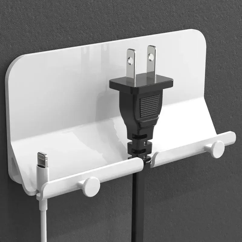 Wall-Mounted Phone Holder with No-Drill Design