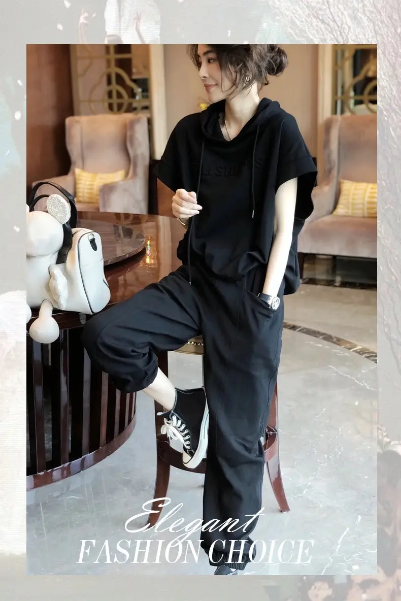 Women Grey Two-Piece Casual Set Spring Summer 2026 — feature 3