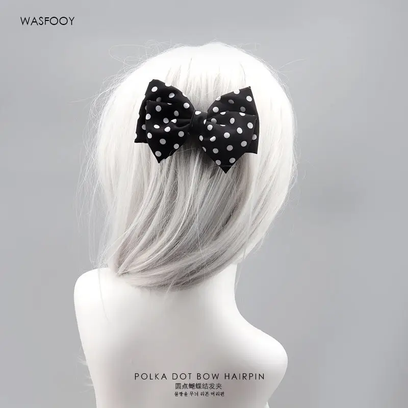 Japanese Polka Dot Hair Pins for Girls New Year - Image 3