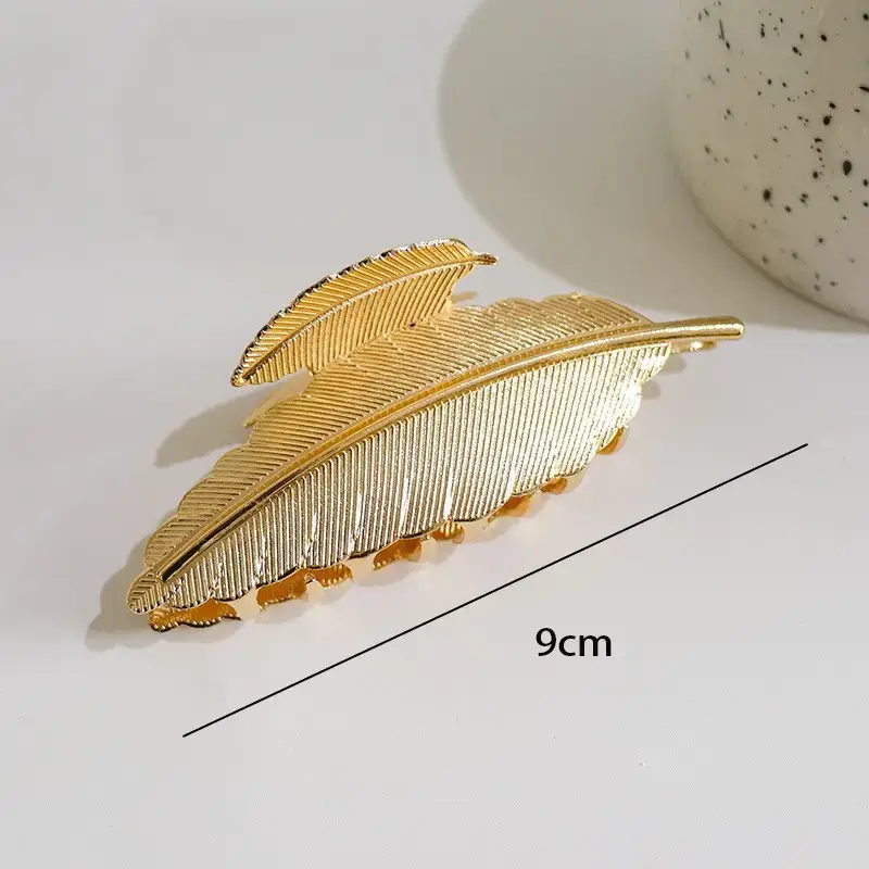 Large Silver Hairpin with Pearl Grip and Rhinestone Back