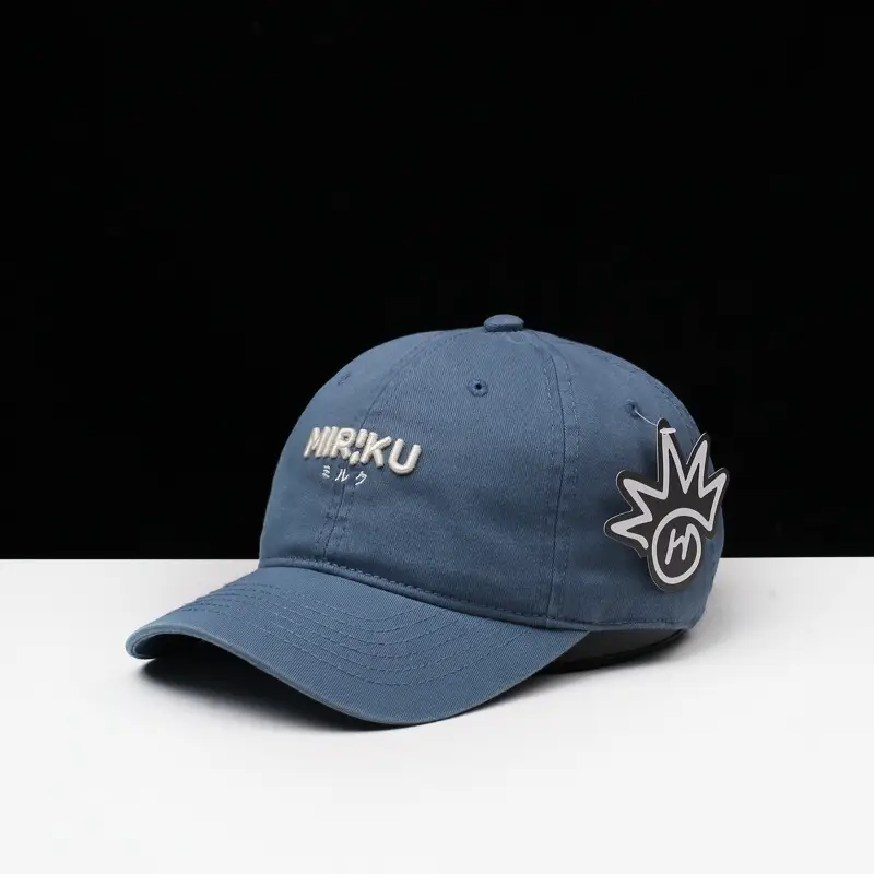 Men Korean Style Embroidered Baseball Cap Grey — feature 9