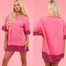 2025 Cross-Border Colorful Tie-Dye Off-Shoulder Dress for Plus Size Women — feature 14