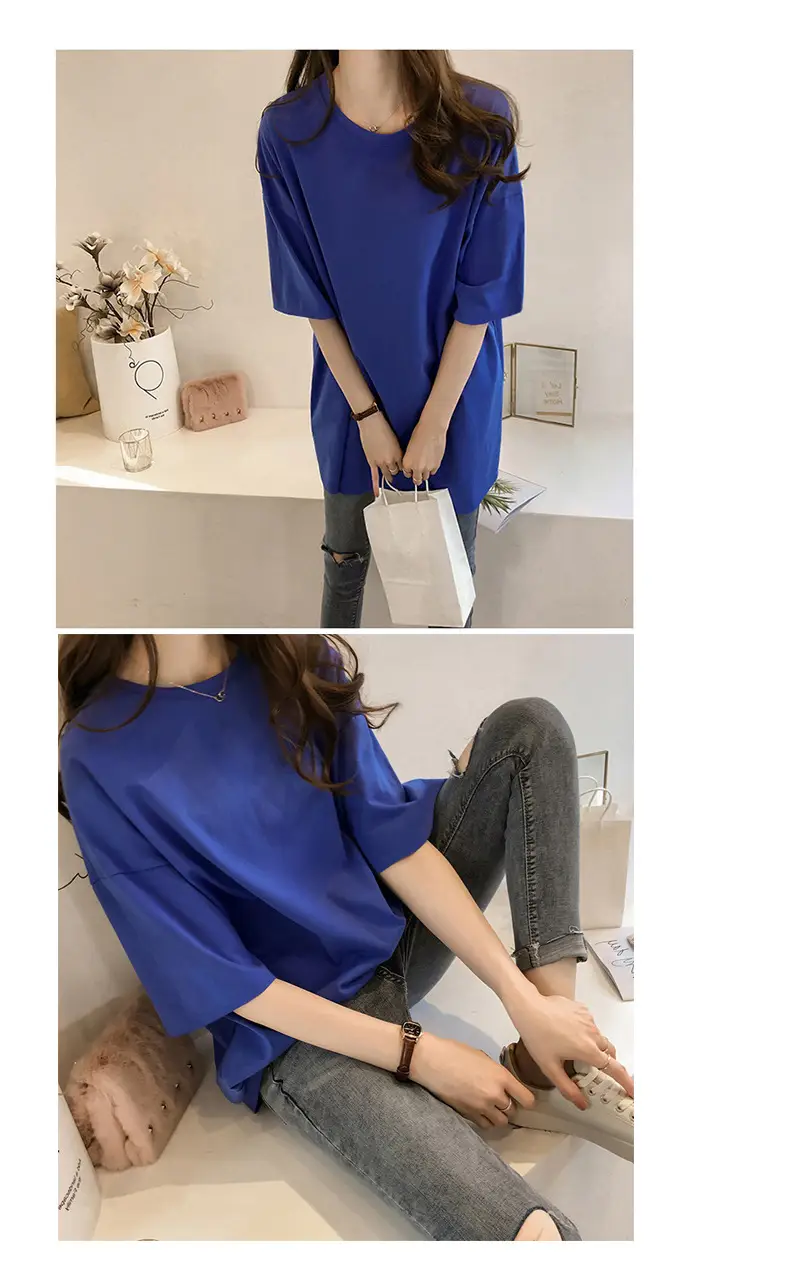 Women Purple Short Sleeve T-Shirt Large Summer 2021 — feature 12