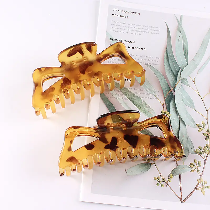 Matte Navy Hair Clip for Women Autumn Winter - Image 23