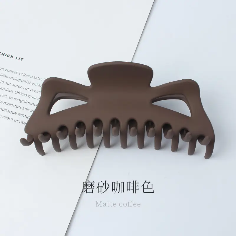 Matte Navy Hair Clip for Women Autumn Winter - Image 16