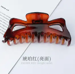 Matte Navy Hair Clip for Women Autumn Winter - Image 19