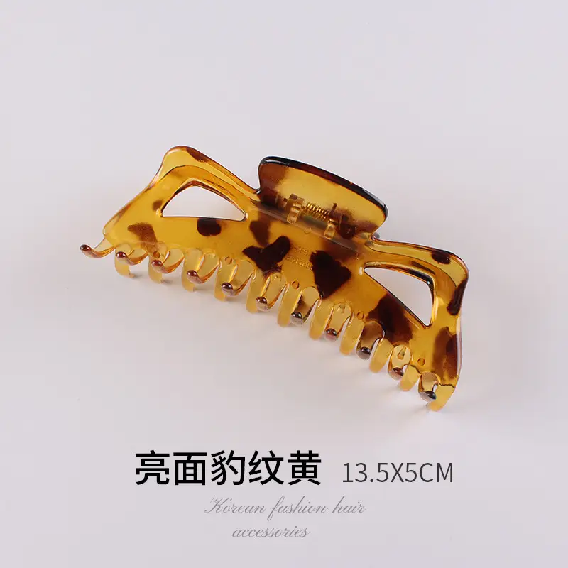 Matte Navy Hair Clip for Women Autumn Winter - Image 2