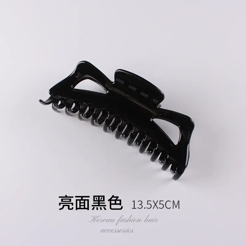 Matte Navy Hair Clip for Women Autumn Winter - Image 3