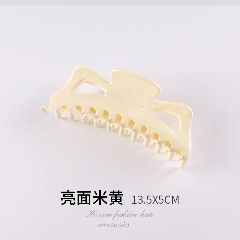Matte Navy Hair Clip for Women Autumn Winter - Image 4