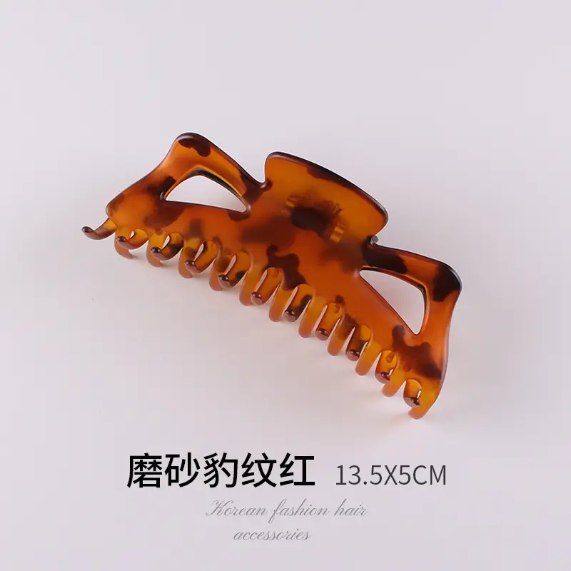Matte Navy Hair Clip for Women Autumn Winter - Image 6