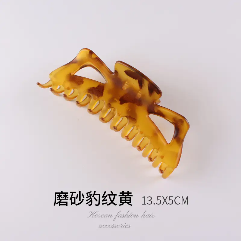 Matte Navy Hair Clip for Women Autumn Winter - Image 7