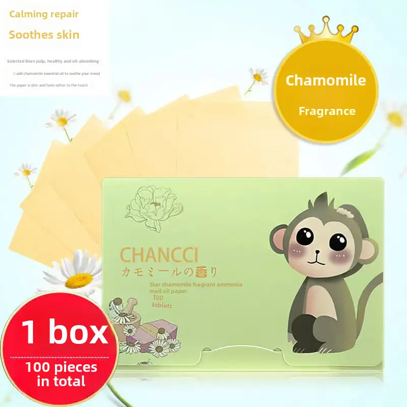 Green Tea Fragrance Facial Oil Absorbing Paper 100pcs - Image 5