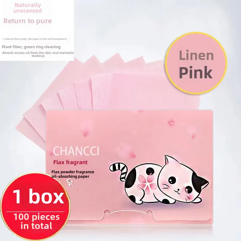 Green Tea Fragrance Facial Oil Absorbing Paper 100pcs - Image 7