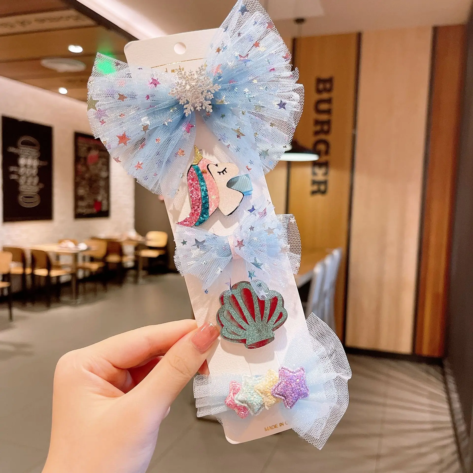 Frozen Hairpin Set Bow Hairpin Headwear Super Fairy Korean Girl Baby Aisha Princess Hair Accessories — feature 19