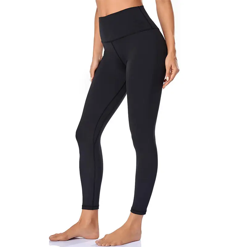 Women's Blue High Waist Yoga Pants High Waist Sports Leggings