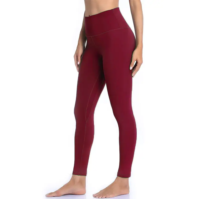 Women's Blue High Waist Yoga Pants High Waist Sports Leggings