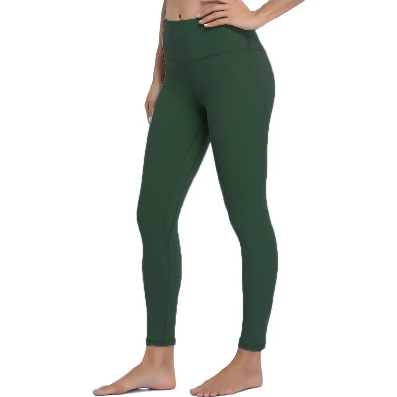 Women's Blue High Waist Yoga Pants High Waist Sports Leggings